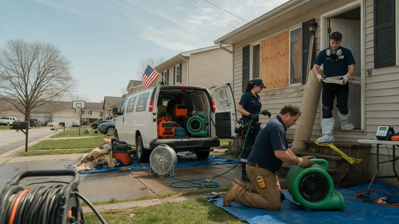 Water Damage Restoration in Glenbeulah, WI near me
